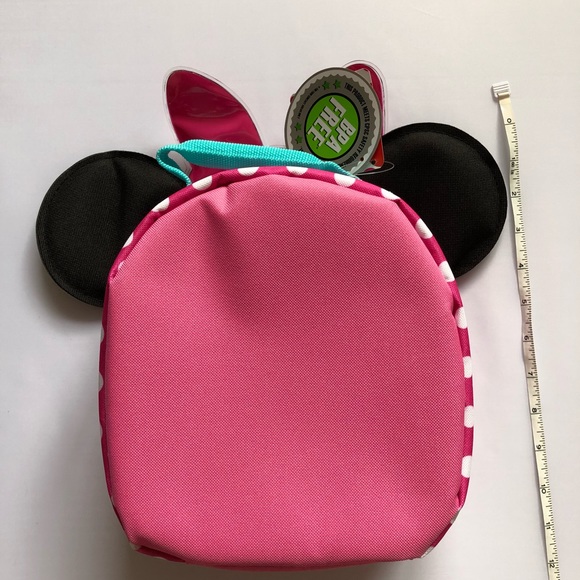 💔SOLD💔 Disney Minnie Mouse 3D Ears Bow Lunch Box - Picture 2 of 3
